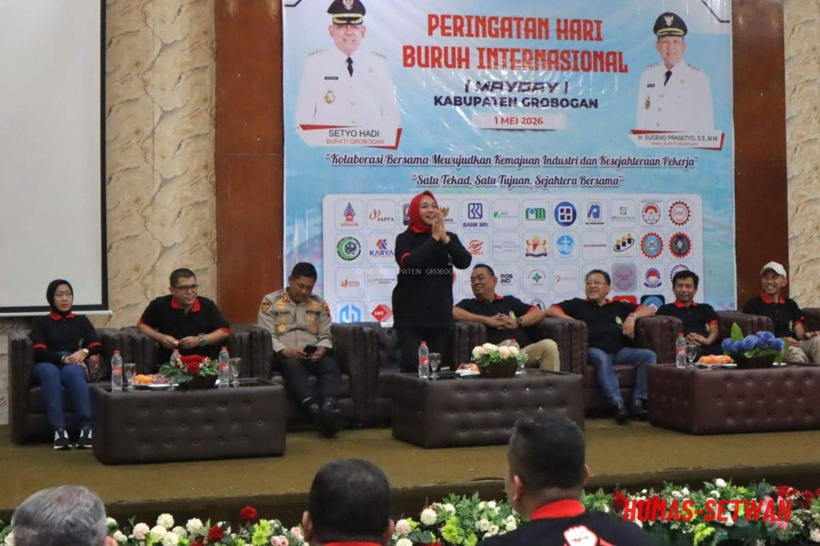 Perkuat Sinergi Industrial, Ketua DPRD Grobogan Hadiri Peringatan May Day 2026 di Hotel Grand Master