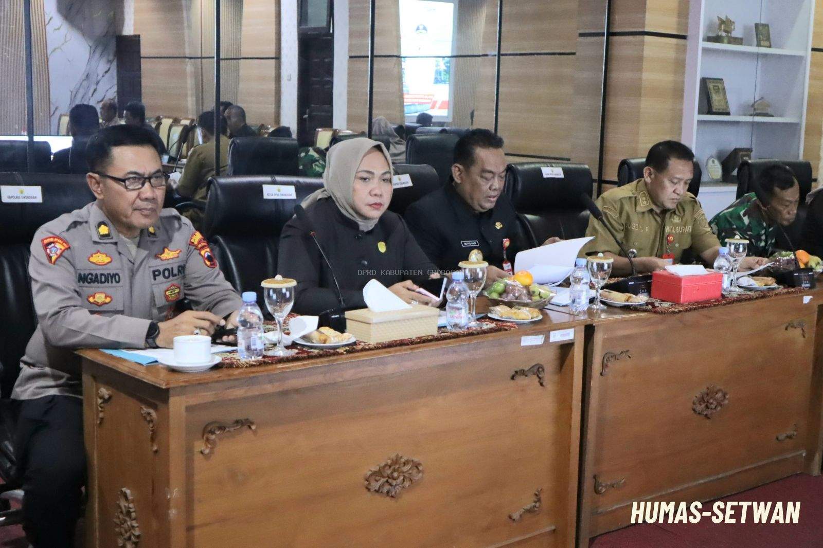 Ketua DPRD Grobogan Hadiri Rakor Persiapan Pilkades Serentak