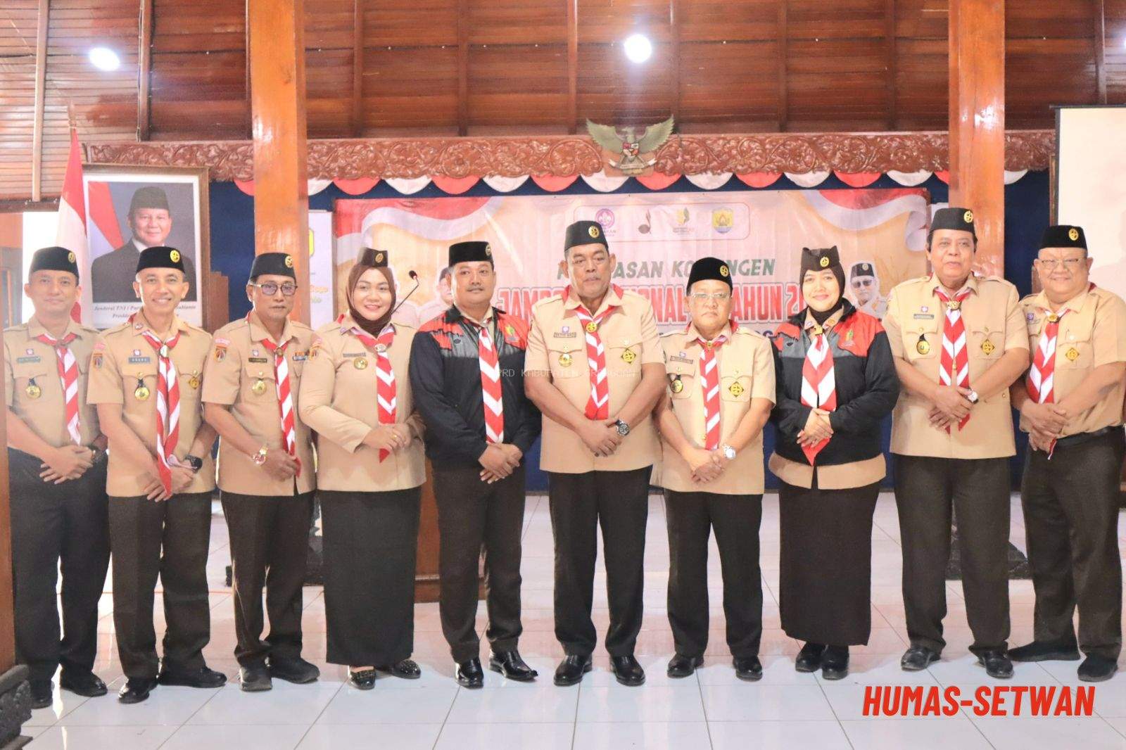 Ketua DPRD Grobogan Hadiri Pelepasan Kontingen Jambore Nasional XII 2026 di Pendopo Kabupaten